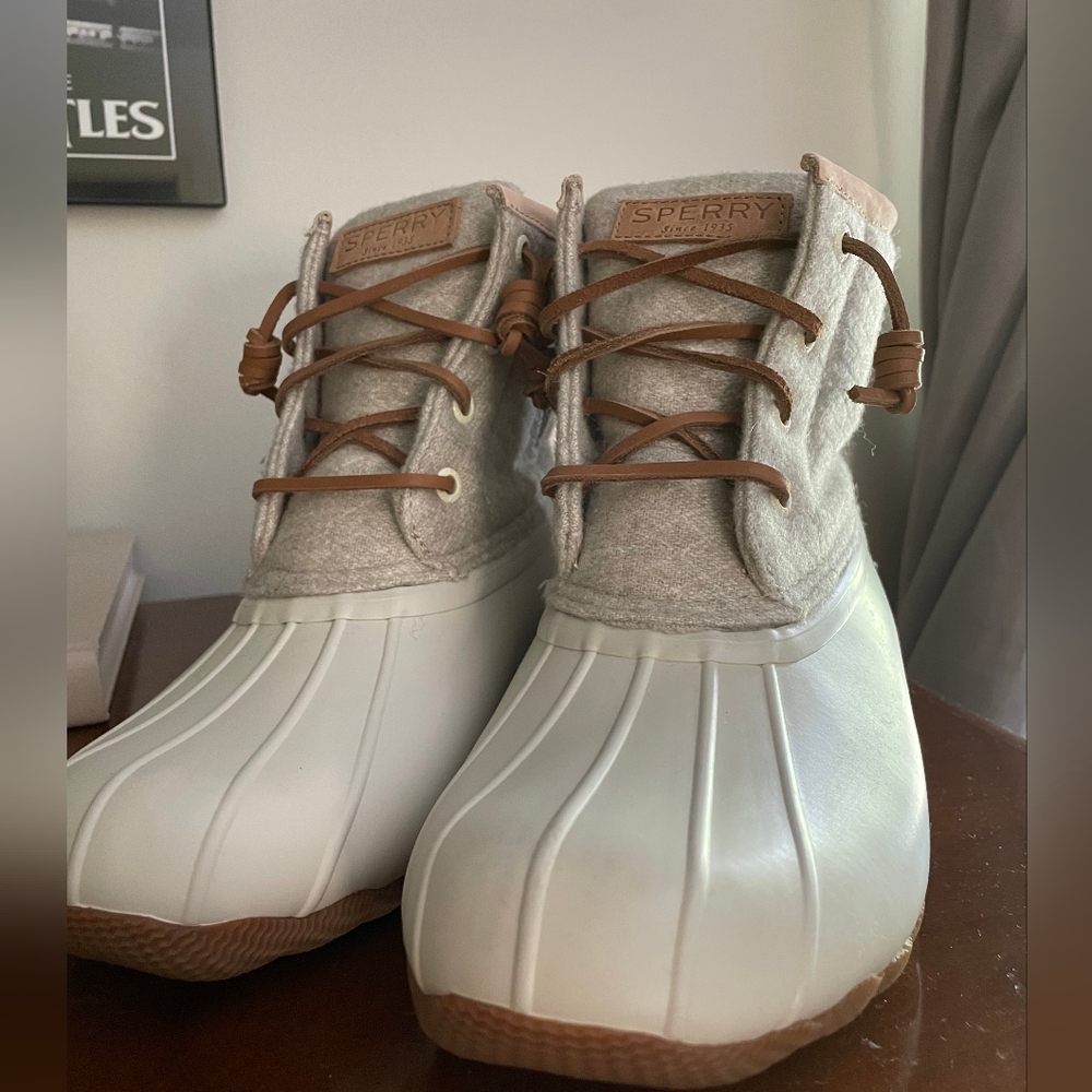Sperry Syrene Women's Winter Boots - Cream